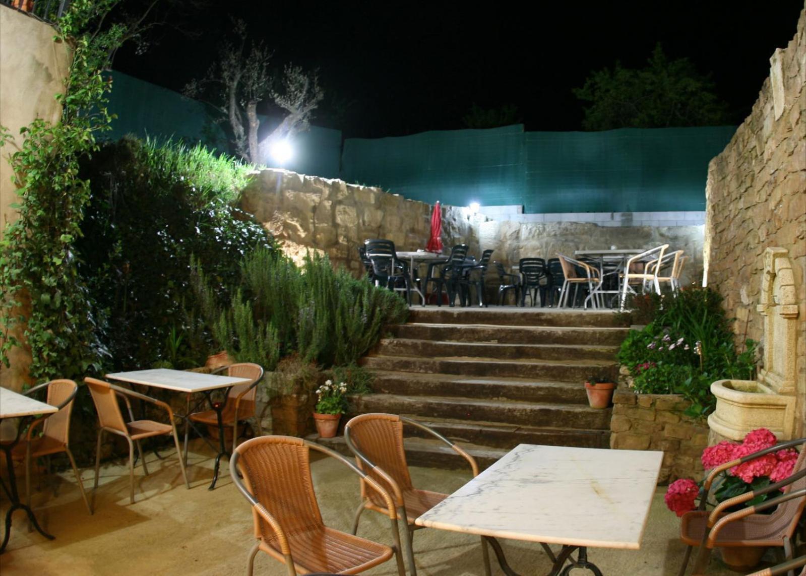 Hostal La Fuente Buera Esterno foto